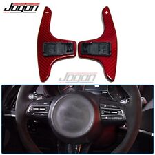 Red Carbon Interior Paddle Shifter For KIA Stinger GTS GT Hatchback 2018 2019-23 picture