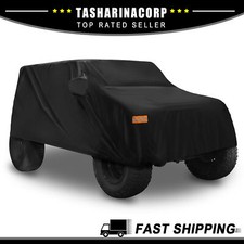 Waterproof Car Cover For Jeep Wrangler 4 Door JK JL 07-21 Sun Dust UV Snow Proof picture