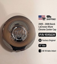 OEM ✅2005 - 2008 Buick LaCrosse Allure Chrome Center Cap P/N 9595039 picture