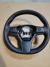 2017-2023 TESLA MODEL 3 Y FRONT STEERING WHEEL LEATHER OEM 1490214-00-B#10J picture