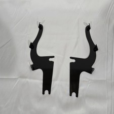 Custom 1.5 Harley Windsplitter Brackets for Road Kings picture
