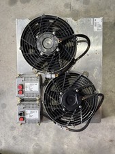 EMP SO2-2419-12V Dual 12V BLDC Cooling Fan Shroud Assembly w/ (2) C20 Controller picture