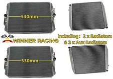 👍For 2011-2014 Mclaren MP4-12C 3.8L Aluminum Radiators + Auxiliary Radiators picture