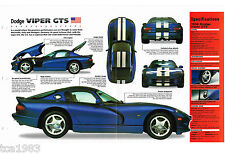 1998 DODGE VIPER GTS IMP Brochure picture
