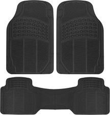 ProLiner Car Floor Mats for Cars Trucks SUV, 3-Piece All-Weather Heavy Duty R... picture