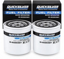(Lot Of 2) Quicksilver 35-802893Q01 Water Separating Fuel Filter picture