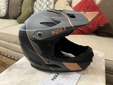 bicycle  Kali Zoka Full Face Helmet - Stripe Matt Black-Bronze Size Xl picture