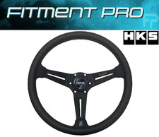 HKS Nardi Car Steering Wheel 340mm Perforated Leather Deep Cone 51007-AK668 picture