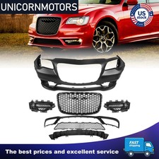 Fr 2015-2023 Chrysler 300/C SRT 8 Style Front Bumper Kit Conversion Assembly Set picture