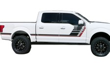2 PCS Graphic Side Door Stripe Car Sticker For Ford F-150 5.7ft Bed Trunk Decal picture