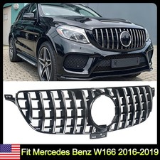 Chorme GT Grill Front Grille For 2016-19 Mercedes-Benz W166 GLE350 GLE400 GLE550 picture