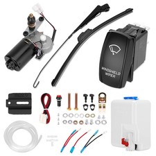12V UTV Windshield Wiper Motor Kit Rocker Switch Bottle For Can-Am Maverick X3 picture