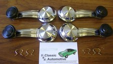 1967-1977 Chevy BLACK Knob Window Crank Set Vent Window Crank Pontiac Olds Buick picture