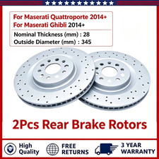 High Quality Rear Brake Rotors Set For Maserati Ghibli Quattroporte 2017-2021 picture