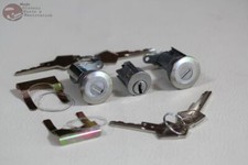 66-68 Mopar A B Body Dodge Plymouth Ignition Door Lock Cylinder Set OEM Keys picture
