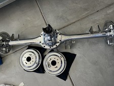 1959-1964 CHEVROLET BEL AIR IMPALA  REAREND CHROME WITH CHROME DRUMS Not Cut OEM picture