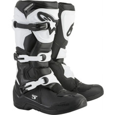 Alpinestars Adult's Tech 3 Motorcycle Boots Black/White Size 06 482-04206 picture