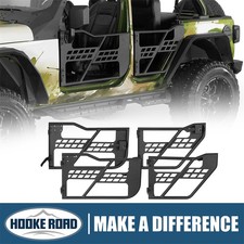 Hooke Road Front & Rear Tube Doors For Jeep Wrangler JL Gladiator JT 18-25 4Dr picture