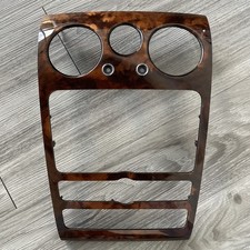03-10 BENTLEY CONTINENTAL GT DASH CENTER RADIO WOOD TRIM BEZEL COVER 3W0857244 picture