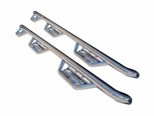 N-Fab Stainless Steel Bed Access Podium Steps Fit 15-24 Ram 1500 Quad Cab SALE picture