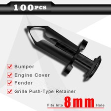 100pcs Fender Clips Body Rivets for HONDA TRX 400 EX 400EX 300EX TRX450R PLASTIC picture