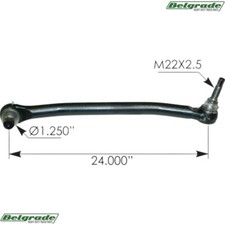 463.DS2267 Drag Link 24.000in C to C Chevrolet/GM 15123671 15096527 picture