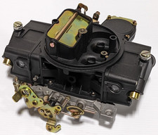 Black Aluminum 390 CFM 4150 Vacuum Secondary 4BBL Carburetor w/ Manual Choke picture