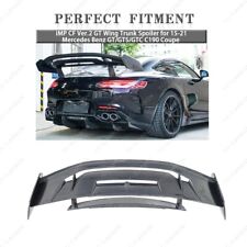 iMP Carbon Ver.2 GT Wing Trunk Spoiler for 15-21 Benz GT/GTS/GTC C190 Coupe picture