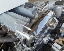 CLEAR GEAR TIMING BELT COVER FOR TOYOTA 1JZ GTE VVTI SUPRA MK3 CHASER CRESTA  picture