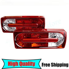 For 1990-18 Mercedes Benz G-Class W463 G550 Pair Tail Brake Light Rear Fog Lamp picture