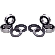 Both Front Wheel Bearings & Seal Kit for 87-06 Yamaha YFZ350 YFZ 350 Banshee 350 picture