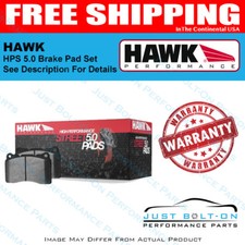 HAWK HPS 5.0 Brembo Brake Pads 04-17 WRX STI / 17-20 BRZ / 17-21 Civic FK8 TypeR picture