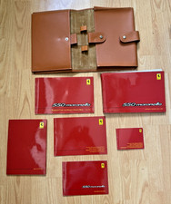 1997 Ferrari 550 Maranello Owners Manual Full Set in Leather Case picture