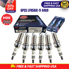 6 x NGK 4469 Iridium IX Spark Plugs LFR5AIX11 For Hyundai Nissan Infiniti Yamaha picture
