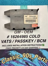 OEM GM # 16264985 CDLD / VATS ANTI-THEFT MODULE. PASSLOCK / PASSKEY / BCM picture
