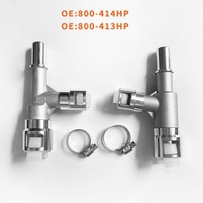 2x Metal Heater Hose Connector Fit For Cadillac Escalade/Chevrolet Silverado picture