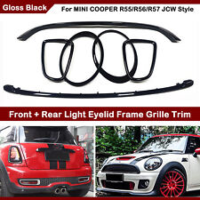 Car Headlight Eyelid Frame Kit Grille Trim For MINI COOPER R55/R56/R57 JCW Style picture