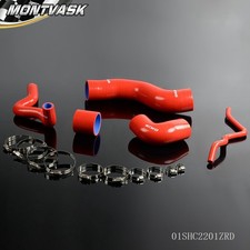 Red Silicone Intercooler Boost Hose Kit Fit For 1996-2005 VW Golf IV /Bora 1.8T picture