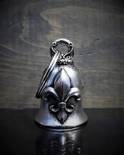 Fleur De Lis Bell Motorcycle Biker Ride Gremlin Bravo Good Luck Gift BB-40 USA picture