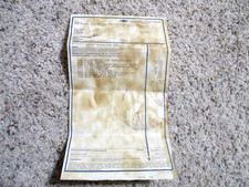 1974 Corvette GM Factory Original Window Sticker Dark Brown Metallic w/Blk Int. picture