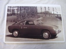 1958 FIAT ABARTH ZAGATO DOUBLE BUBBLE 11 X 17  PHOTO PICTURE  picture