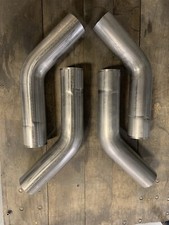 3.5” 304 Stainless Exhaust 45 Degree Elbow (Lot Of 4)  picture