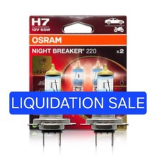 Osram Night Breaker 220 H7 55W Two Bulbs Headlight High Beam Replacement Upgrade picture