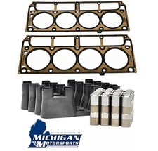 LS1 4.8L 5.3L 5.7L MLS Cylinder Head Gaskets with Delphi Lifters and Guide Trays picture