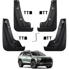 4x Car Splash Guards Mud Flaps Guards Accessories For 2025+ Chevrolet Equinox picture