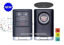 OEM 2008-2013 Cadillac CTS / DTS Keyless Entry Remote FOB OUC6000066 DRIVER 2 picture