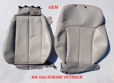 Genuine Subaru Outback Front Seat Cover Ivory Vinyl Passenger Upholstery OEM  picture