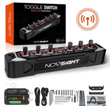 NOVSIGHT 6 Gang Toggle Switch Panel Circuit Wireless Control for Car RV Off-road picture