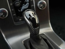 Real Carbon Fiber Gear Shift Knob Trim Fit for Volvo S60 2013-17 picture
