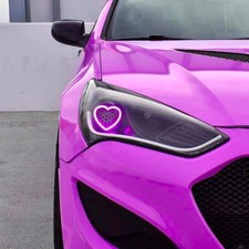 Auxess Heart Shaped RGB LED Halo Rings Bluetooth APP Multicolor Angel Eyes picture
